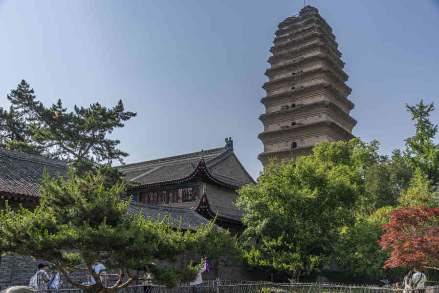 China - Xi'an 055 - templo Jianfu - pagoda de la Oca Silvestre.jpg